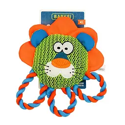 Іграшка Barksi Strong Mesh Лев з пищалкою 3-D сітка 22 см