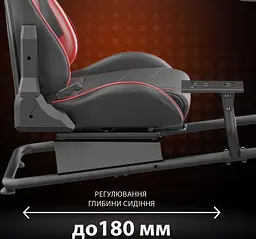 Ігрове крісло AGN AGN03-BS-KP01 кокпіт з кріпленням для керма, педалей та коробки передач Black (AGN03-BS-KP01) - мініатюра 6