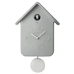 Годинник настінний Guzzini Home із зозулею і маятниковим дзвоном сірий (16860208)