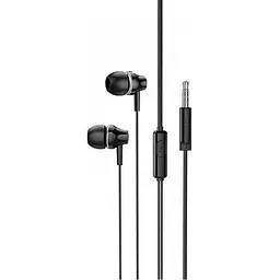 Навушники Borofone BM74 Singer універсальні earphones with microphone 1.2m Hi-Fi HD Mic чорні - мініатюра 2