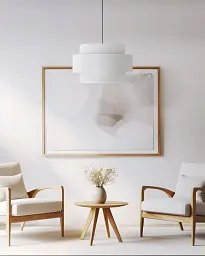 Підвісний світильник, люстра TK Lighting 5095 Calisto E27 1x15W IP20 білий - мініатюра 2
