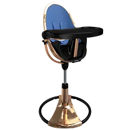 Стільчик для годування Bloom Fresco Rose gold/Riviera blue (U10515-GRB\E10540-RBL) - мініатюра 2