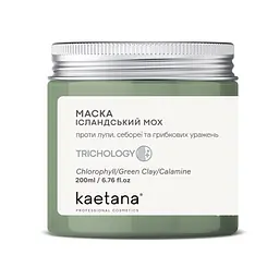Маска Ісландський мох проти лупи та себореї Trichology Kaetana 200 мл