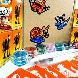 Подарунковий набір "Брейнрот" Fresh Tattoo gift-box-brainrot-5kids - мініатюра 4