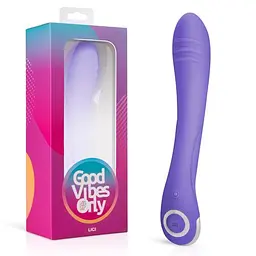 Вібратор EasyToys Good Vibes Only Lici 22.5 см фіолетовий - мініатюра 4
