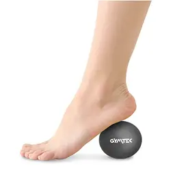 Масажний м'яч Gymtek 63 мм силіконовий чорний - мініатюра 4