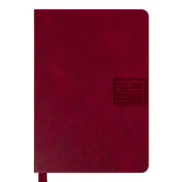 Діловий блокнот Leo Planner твердий А5 датований 2027 Persona 252748 368 аркушів бордовий