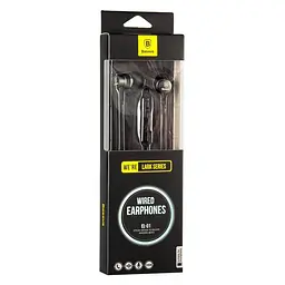 Навушники Baseus Lark Series EL01 WEBASEEJ-LAOG Grey - мініатюра 2