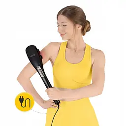 Ручний вібраційний масажер для тіла 4FIZJO Long Stick 7 в 1 4FJ0556 Black (P-5907739319142) - мініатюра 9