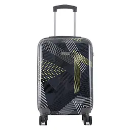 Валіза мала для ручної поклажі Semi Line 20 дюймів (S) дюймів (S) Polycarbonate/ABS-Plastic Black Pattern (T5651-1) - мініатюра 3