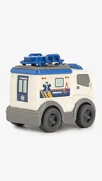 Іграшка машина інерційна 933-506B Білий shop (6969190364849) - мініатюра 2