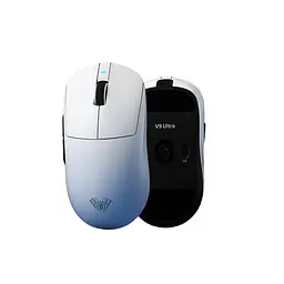 Ігрова бездротова мишка Aula V9 Ultra+ / Три режими підключення / Сенсор PAW3950 / 30000 DPI / White