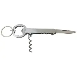 Брелок Munkees Corkscrew Штопор + Ніж Steel - мініатюра 2
