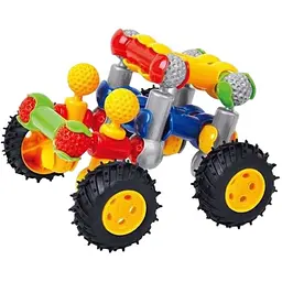 Конструктор шарнірний DIY Toys 25 елементів гумові шини SY8807