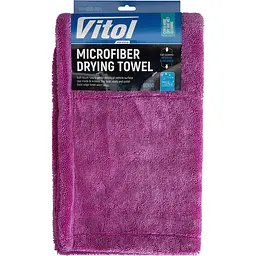 Рушник для сушіння Vitol мікрофібровий 80 x 50 см (VRJ-8050-PRPL) - мініатюра 2