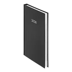 Щоденник датований Buromax Simple 2026 A5 бумвініл чорний (BM.21166-01) - мініатюра 2