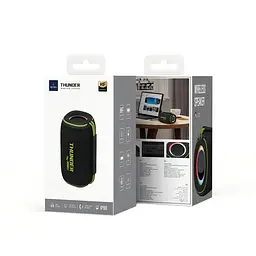 Bluetooth Колонка WIWU H5 Thunder Wireless Portable Speaker Black - мініатюра 2