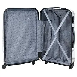 Валіза велика Semi Line 28 дюймів (L) Polycarbonate/ABS-Plastic White Marble (T5731-3) - мініатюра 6