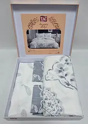Комплект постільної білизни Paisley Indigo Євро Tac pbe0041663 - мініатюра 2