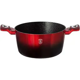 Каструля з кришкою Berlinger Haus Black Burgundy 2.5 л червона з чорним (BH 1627N) - мініатюра 2