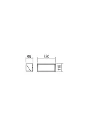 Бра вуличне SPECTRA AP LED 17W IP54 DG 3000K (5.1.2) Redo 90238 - мініатюра 2