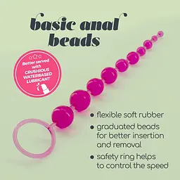 Анальний ланцюжок Crushious Bead Anal 33 см (рожевий) - мініатюра 10