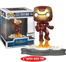 Фігурка Ексклюзив Funko Pop Фанко Поп Залізна Людина Месники Iron Man Avengers Assemble Diorama 15 см IM584 - мініатюра 2