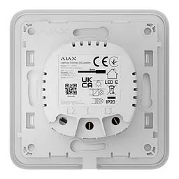 Розумний димерний вимикач світла Ajax LightSwitch (Dimmer) Black (26-00551) - мініатюра 3