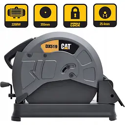Торцювальна пила Cat 2200 Вт 355 мм (DX519) - мініатюра 2
