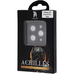 Захисне скло на камеру Achilles Premium Camera Protection для Apple iPhone 15 Pro / 15 Pro Max Silver [95496] - мініатюра 2