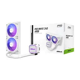 Система рідинного охолодження ASRock Pro White 240 ARGB - мініатюра 9