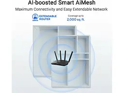 Бездротовий маршрутизатор (роутер) Asus RT-BE55 (90IG0A80-MO3C00) - мініатюра 4