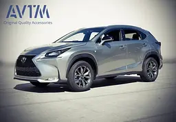 Дефлектори вікон вітровики Lexus NX 2014- з хромом молдингом 4 шт (08611-78810) - мініатюра 3