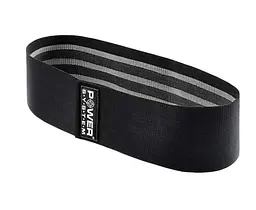 Тканева гумка для фітнесу та спорту Power System PS-4093 Booty Band LVL 3 Black/Grey (d_94 см, 6-12 кг) (4093GR-0) - мініатюра 3