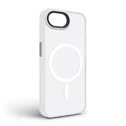 Чехол для Apple iPhone 16e/17e, Uniq MagCase, белый, противоударный, панель-накладка с магсейф, ударопрочный TPU+PC, с магнитом MagSafe, поддержка полноценной беспроводной зарядки, ArmorStandart (ARM83873) - мініатюра 2