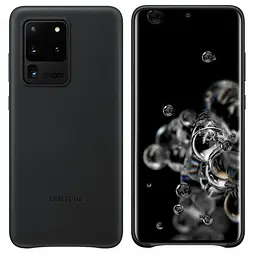Чохол шкіряний протиударний Official Leather Cover EF-VG988LBEGRU Samsung Galaxy S20 Ultra (6.9") - мініатюра 2