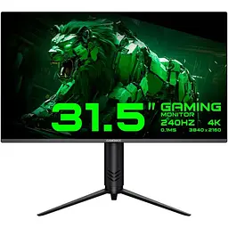 Монітор 31.5" GameMax GMX32UCDM Vision (GMX32UCDM) 3840х2160 (UHD, 4K) QD-OLED 240 Hz