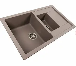 Кухонна мийка Platinum 7850W TOSKANA матова Дюна (SP000040859) - мініатюра 5