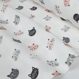 Дитяча постільна білизна фланель в ліжечко PLAYFUL CATS COSAS (4822052500316) - мініатюра 9