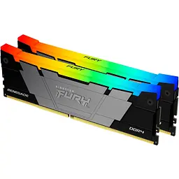 Модуль пам'яті для комп'ютера DDR4 32GB (2x16GB) 3600 MHz Fury Renegade RGB Kingston Fury (ex.HyperX) (KF436C16RB12AK2/32) - мініатюра 2