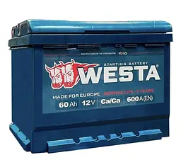 Автомобільний акумулятор WESTA 60 Ah / 600 A Premium R правий плюс (242x175x190) WPR600 - мініатюра 3
