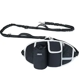 Поясна сумка для вигулу собак з поводком Dog Walking Waist Belt Bag
