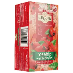 Суміш ягідна Sir Roger Шипшина з гібіскусом, 40 г (20 шт. х 2 г) (895587) - мініатюра 2