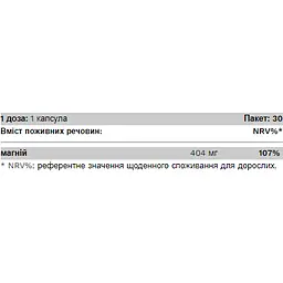 Магній Pure Gold Magnesium Complex 60 капсул - мініатюра 2
