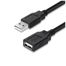 Дата кабель USB 2.0 AM/AF 1.8m black ColorWay (CW-CBUF076-BK) - мініатюра 4