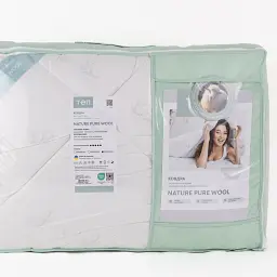 Ковдра ТЕП Nature Pure Wool 180x210 см овеча вовна білий - мініатюра 6