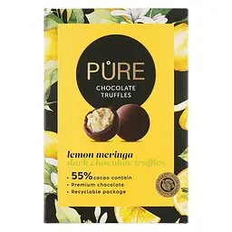 Цукерки Pure Chocolate трюфелі лимонна меренга 148 г (932189)