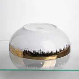 Салатниця порцелянова Golden Eye 26 см Yiwu DD26-31 - мініатюра 4