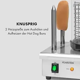 Хот дог мейкер гриль Klarstein Wurstfabrik Pro 550 (10034453) - мініатюра 4