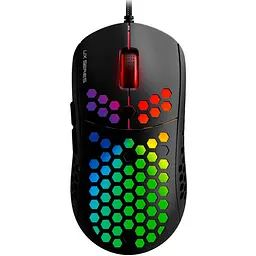 Ігрова миша провідна RAPTOR UX2 X, 6 кнопок, 200-4800 DPI, Led Lighting RGB, 1,8 м, Win7/8/10 Mac OS, Black, COLOR BOX - мініатюра 2